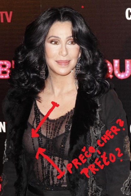 Ten kto nahovoril Cher aby vytasila bradavky, ruku hore!