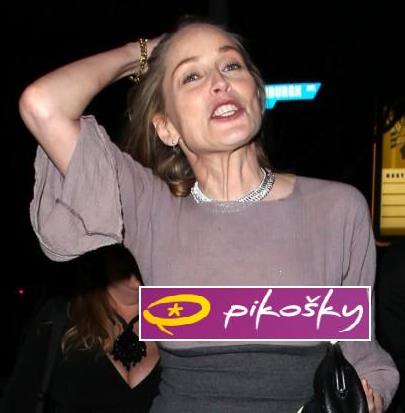 Sharon Stone si zase zabudla podprdu