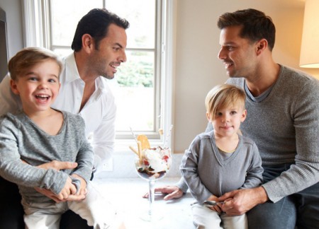 Ricky Martin a jeho tepl� rodinn� kozub