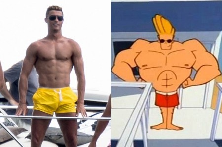 Cristiano Ronaldo n�padne pripom�na Johnnyho Brava