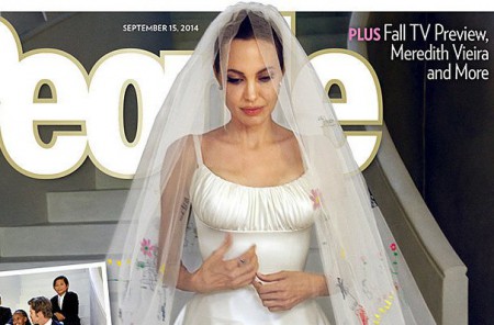Angelina Jolie ako nevesta