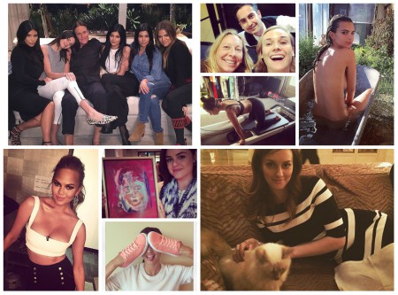 Instagramové fotky celebrít