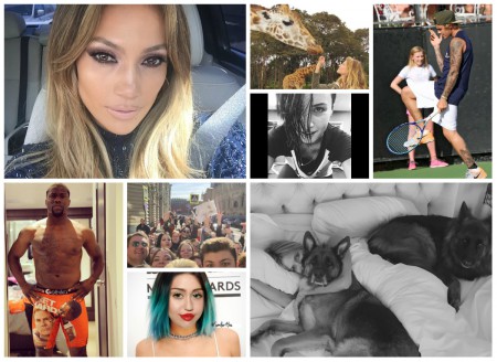 Instagramové fotky celebrít