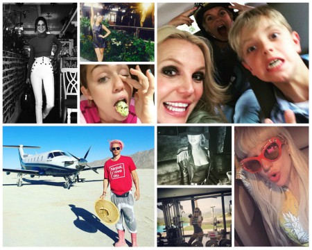 Instagramové fotky celebrít