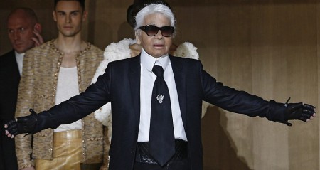 Karl Lagerfeld v Paríži