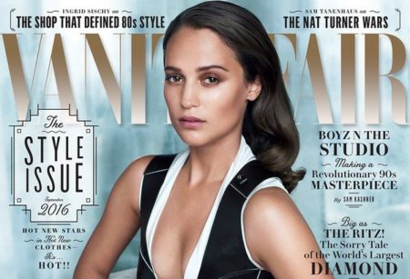 Alicia Vikander pre Vanity Fair