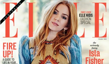 Isla Fisher na titulke Elle