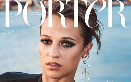 Alicia Vikander na titulke magaznu Porter