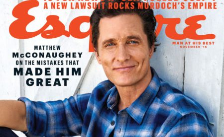Matthew McConaughey na titulke Esquire