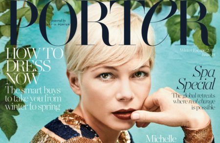 Michelle Williams na titulke magaz�nu Porter