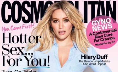 Hilary Duff na titulke Cosmopolitanu