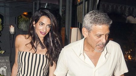 Amal a George na ve�eri