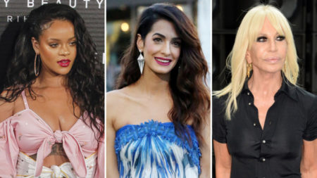 Rihanna, Donatella a Amal Clooney