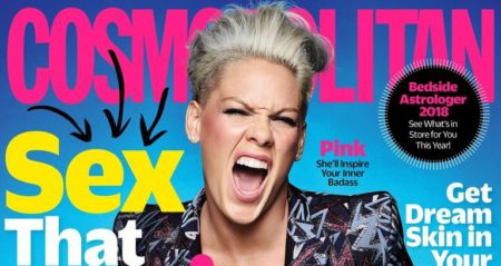 Pink pre magaz�n Cosmopolitan