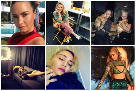 Instagramové fotky celebrít