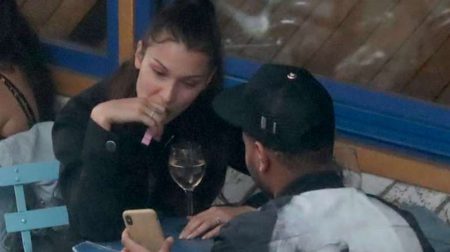 Bella a Weeknd v Paríži