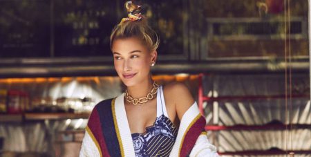 Hailey pre Harpers Bazaar