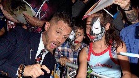 Tom Hardy na premiére